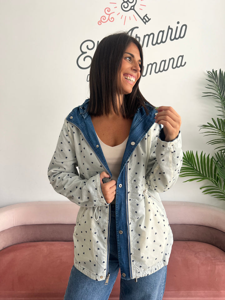 Chaqueta Reversible Corazones