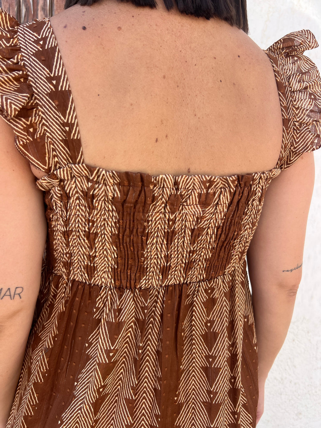 Vestido México marrón