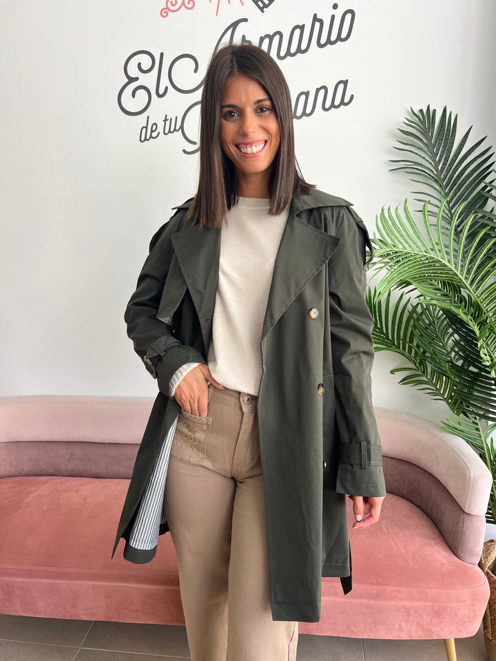 Chaqueta Candela verde oscuro