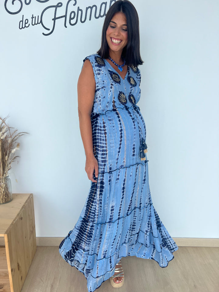Vestido Hima azul