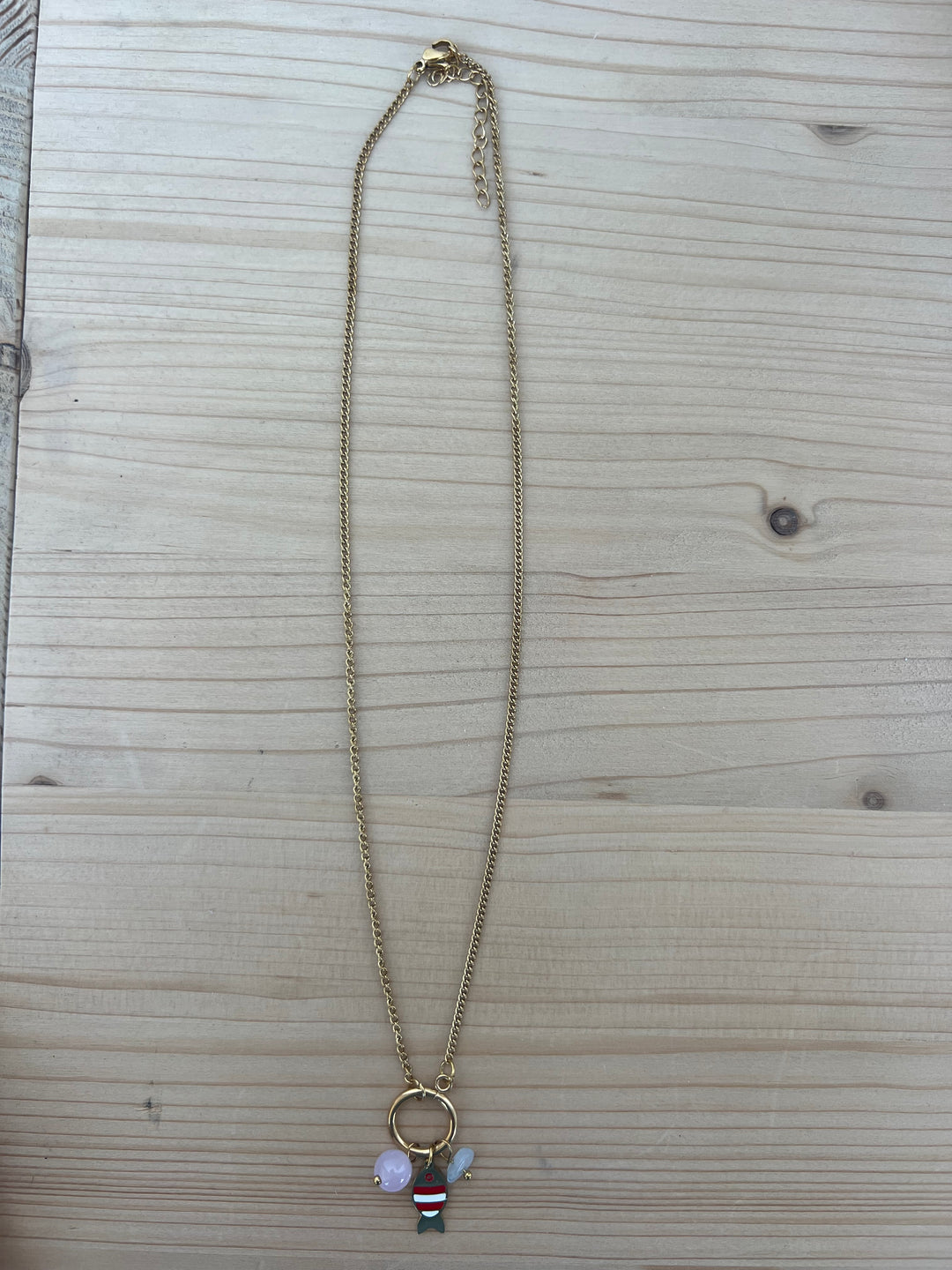 Collar Elio rojo (acero)