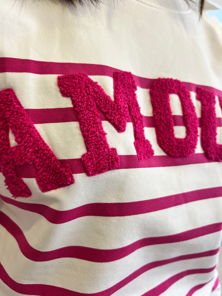 Sudadera Adela fucsia