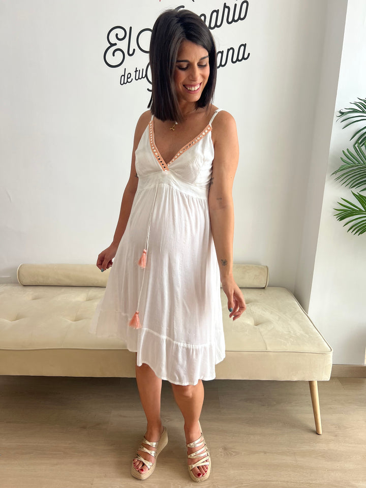 Vestido Ivana salmón