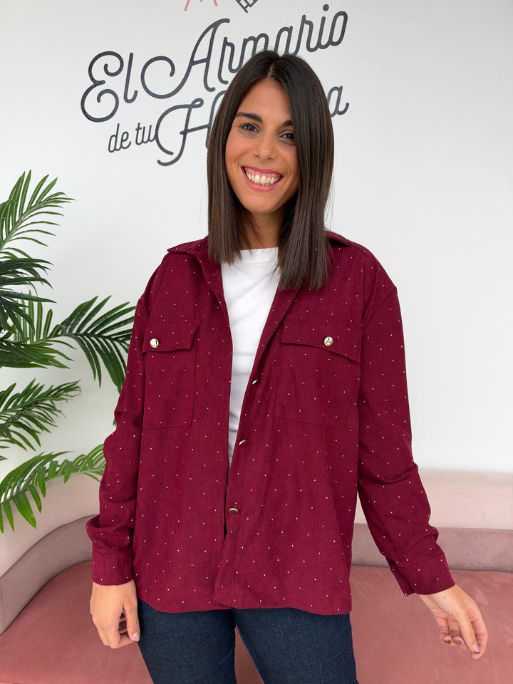 Sobrecamisa Florencia burdeos