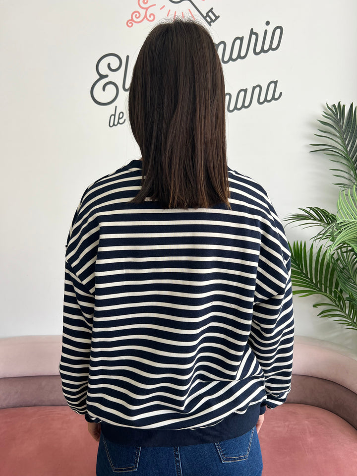 Sudadera Navy azul marino