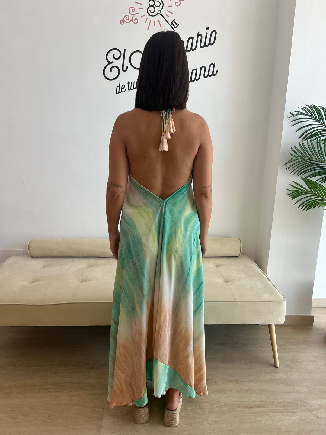 Vestido Bali marrón