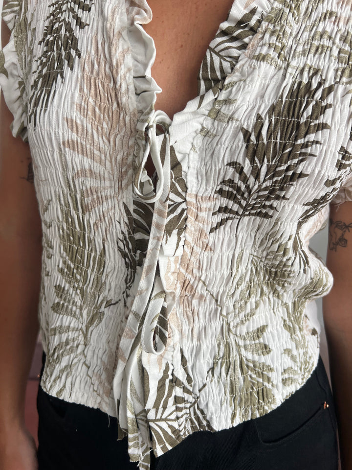 Top Adriana verde