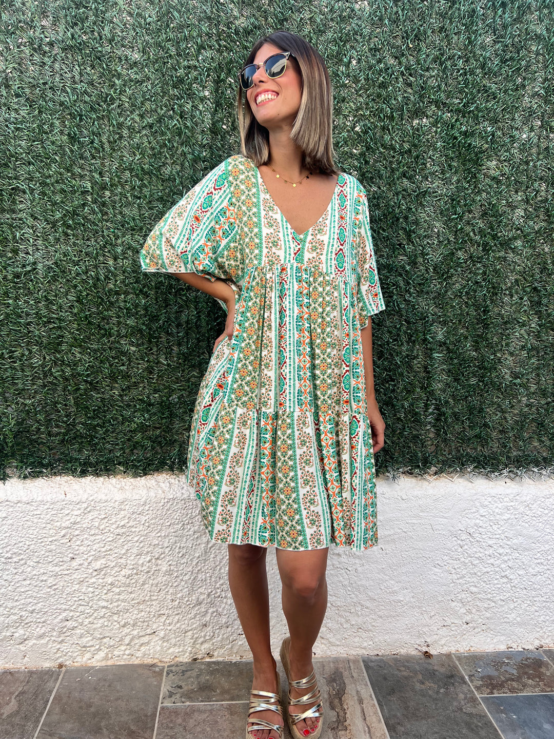 Vestido Davinia verde
