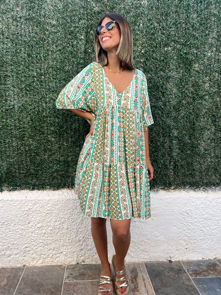 Vestido Davinia verde