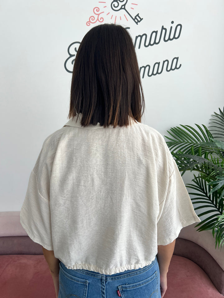 Camisa Dania beige