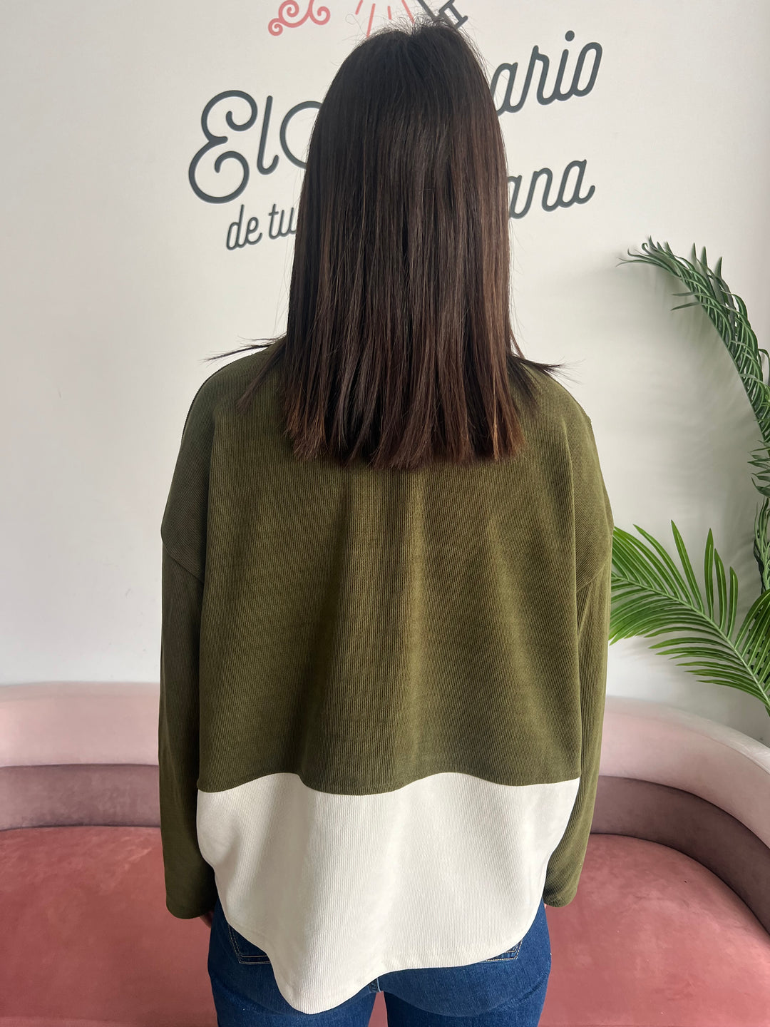 Sudadera Alejandra verde oscuro