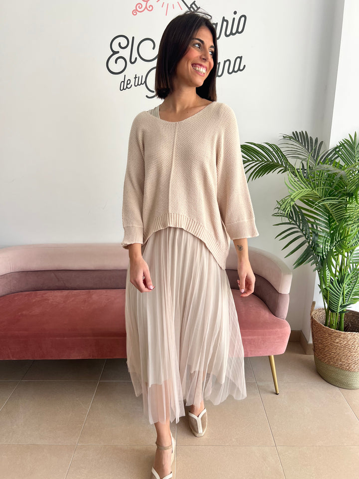Vestido + jersey Sharon
