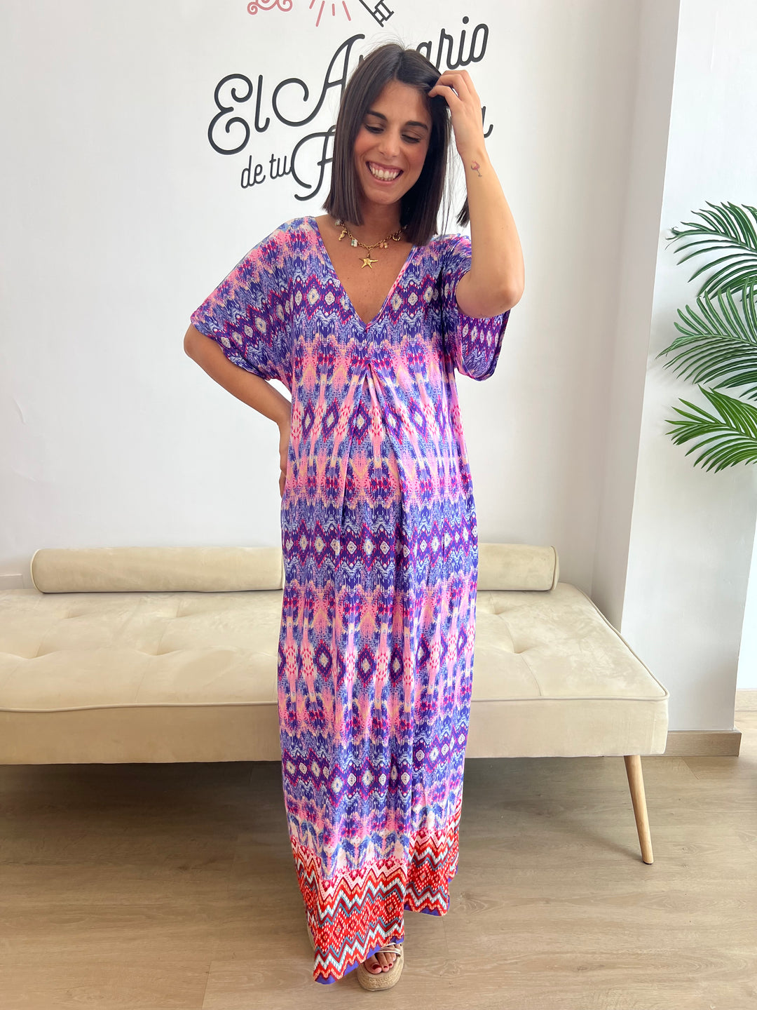 Vestido Anisa morado