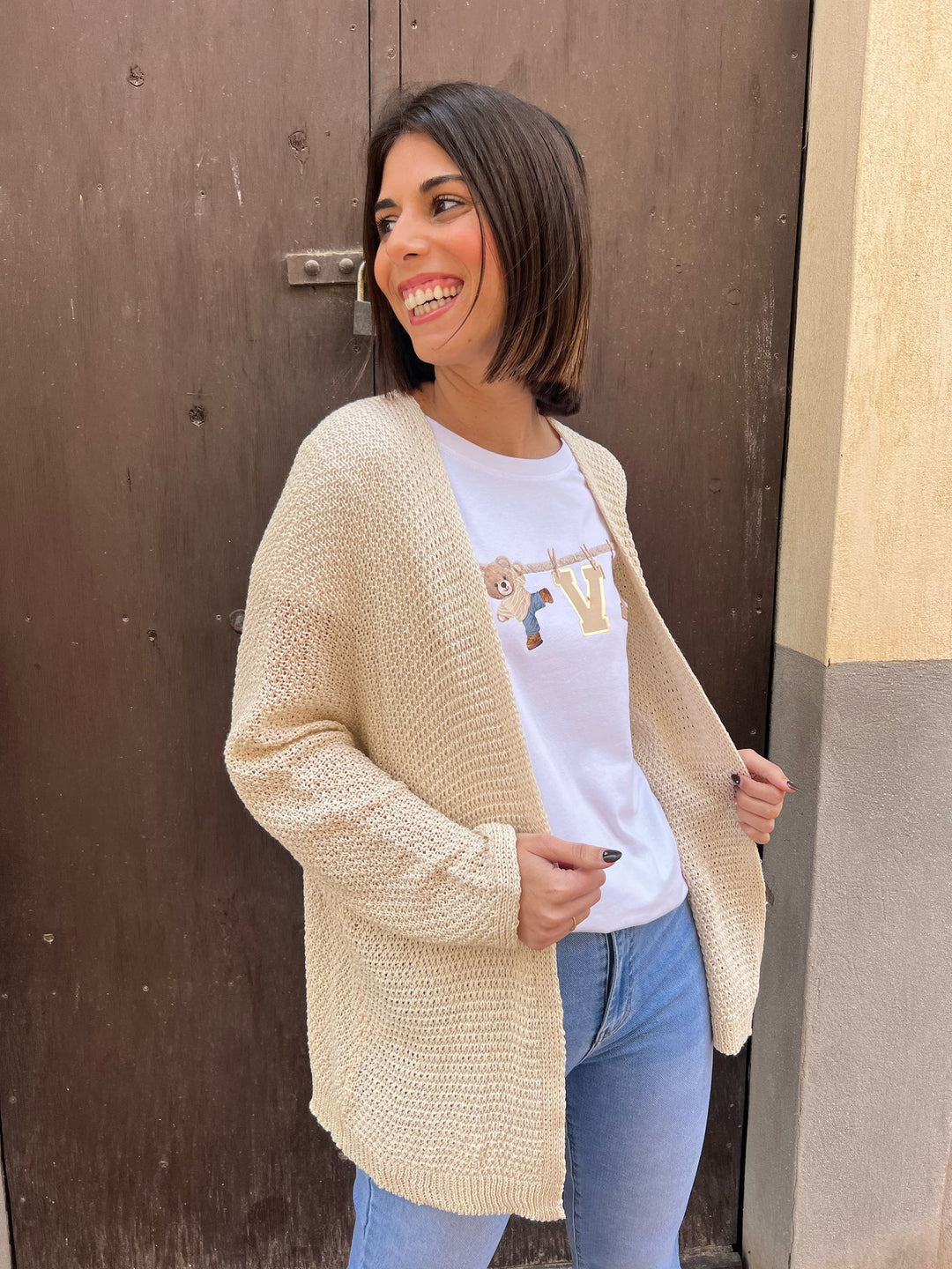 Chaqueta María beige