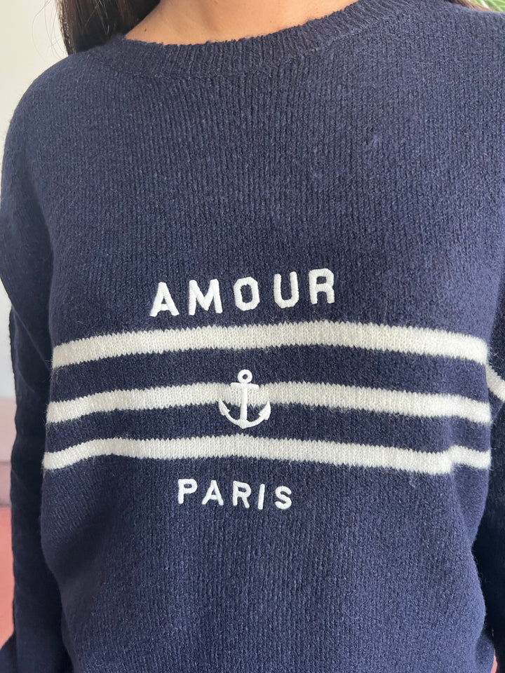 Jersey París azul marino