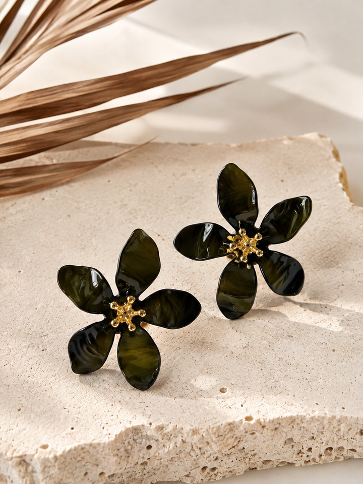 Pendientes Gia verde (no acero)