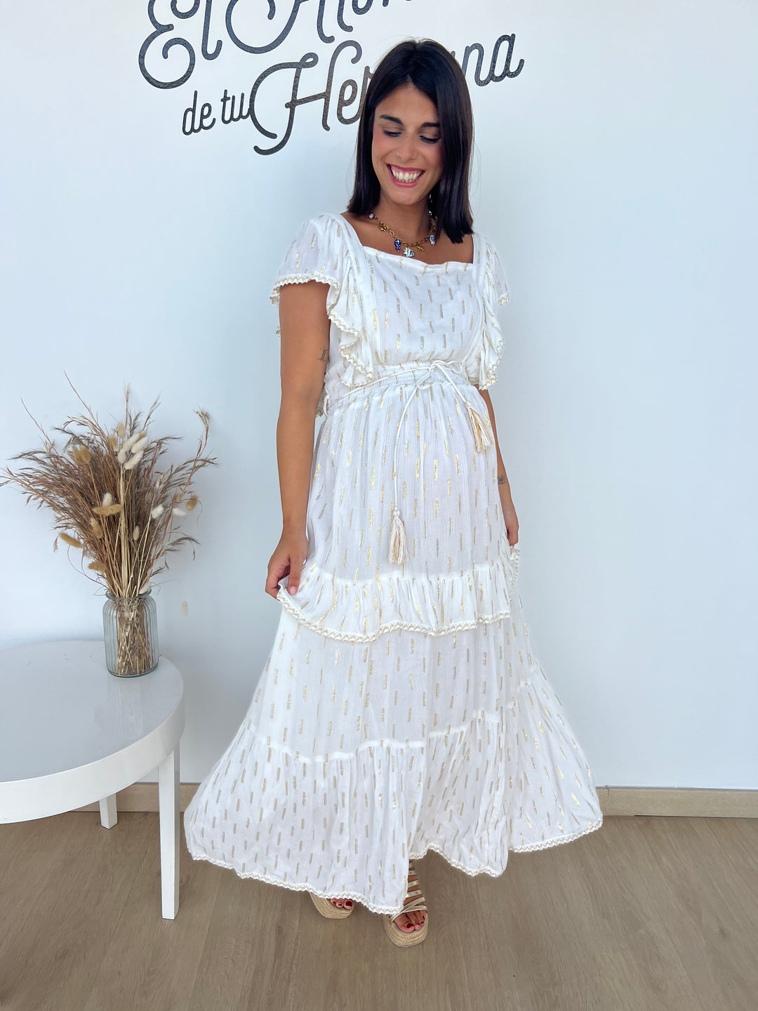 Vestido Sumitra blanco