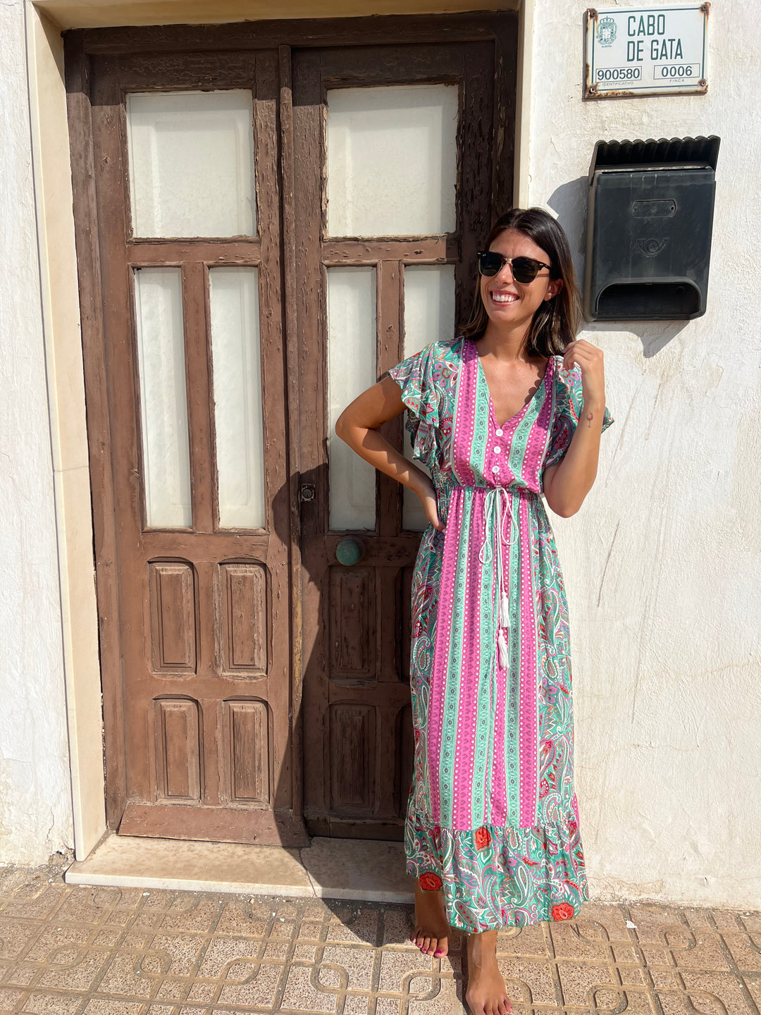 Vestido Estefanía verde