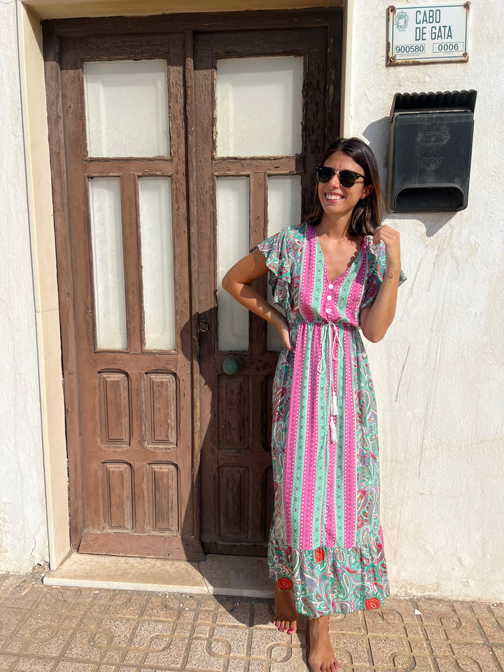 Vestido Estefanía verde