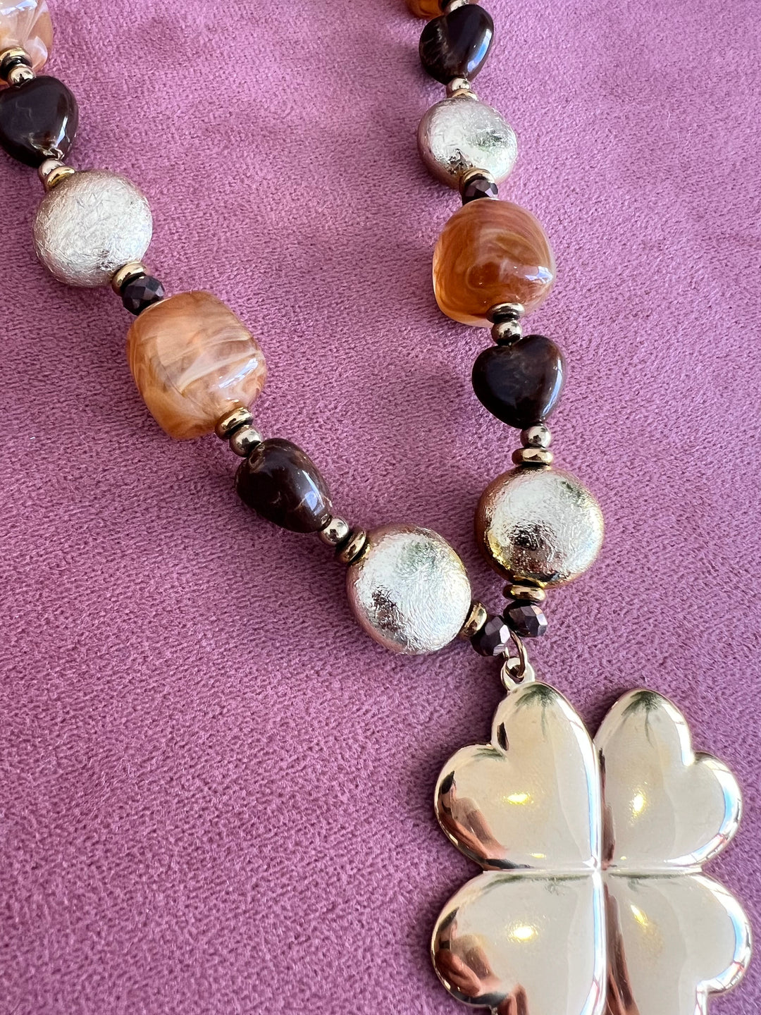 Collar Trébol (acero)