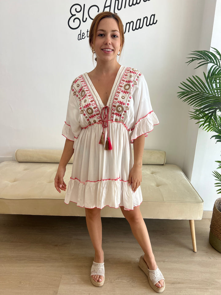 Vestido Sharon fucsia