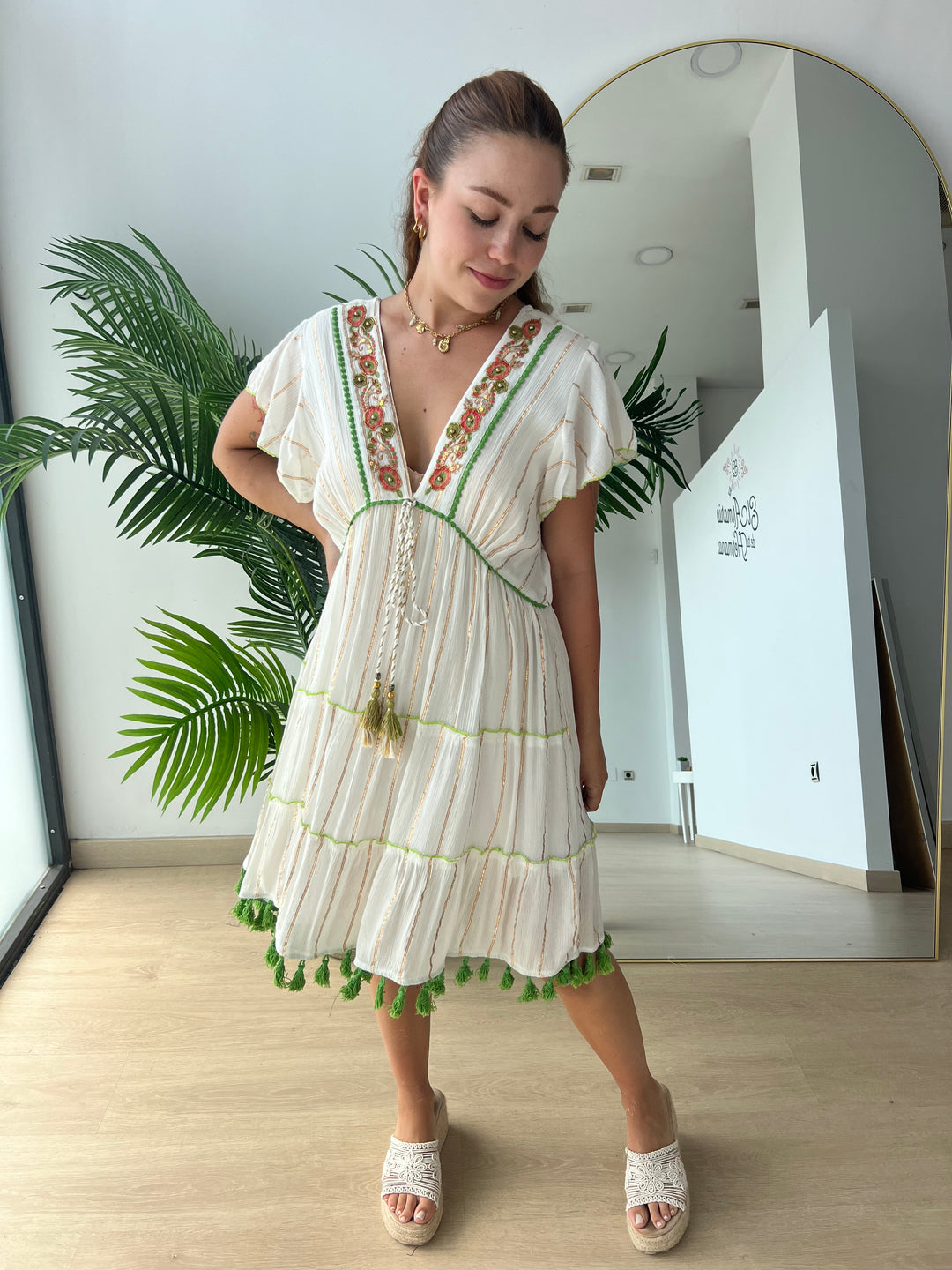 Vestido Bolonia blanco