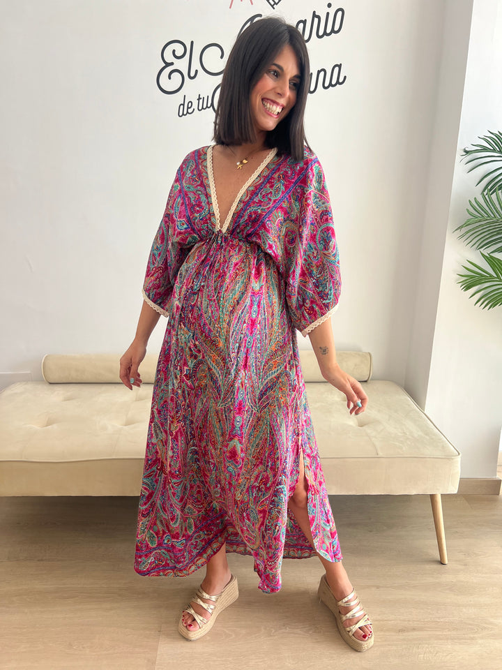 Vestido Selena fucsia