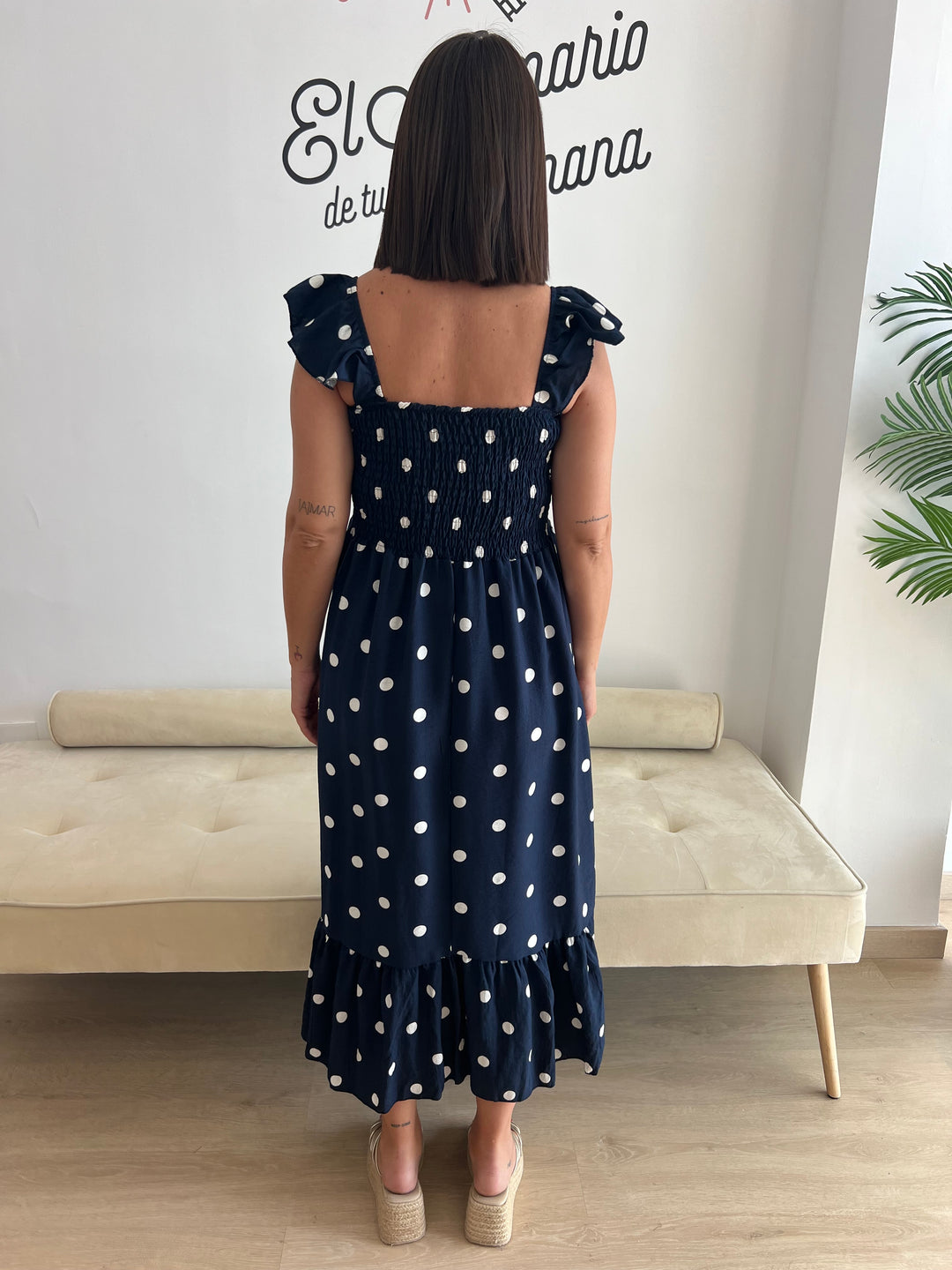 Vestido Marisol azul marino