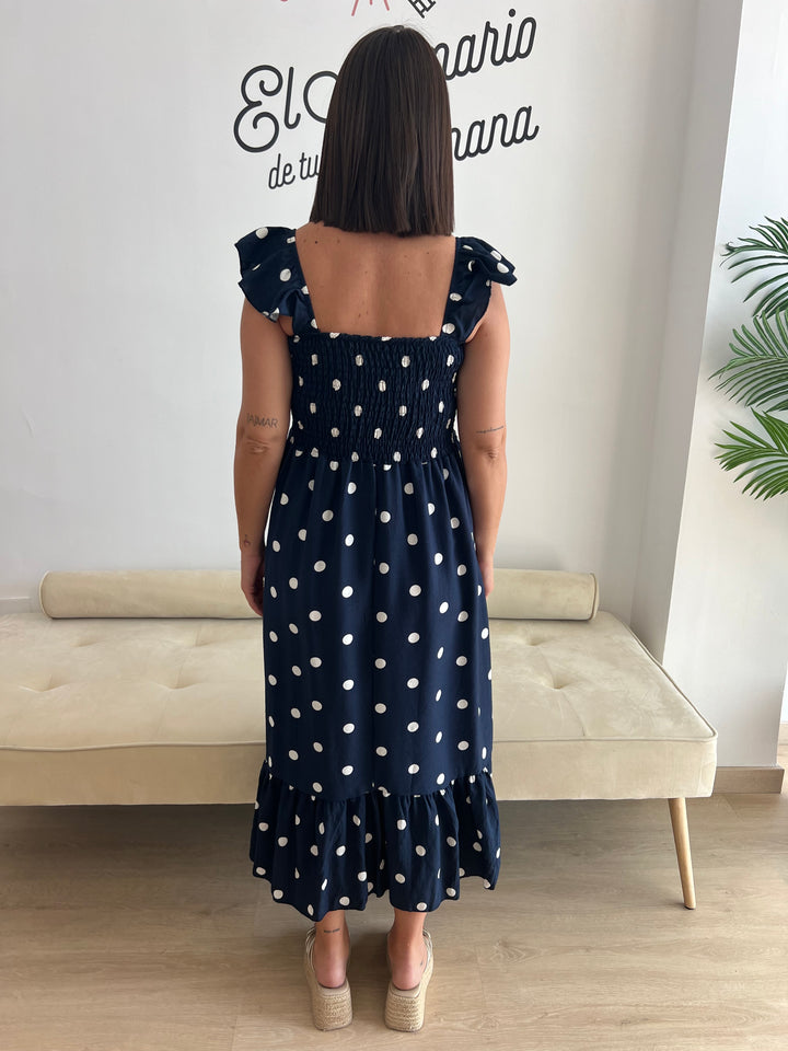 Vestido Marisol azul marino