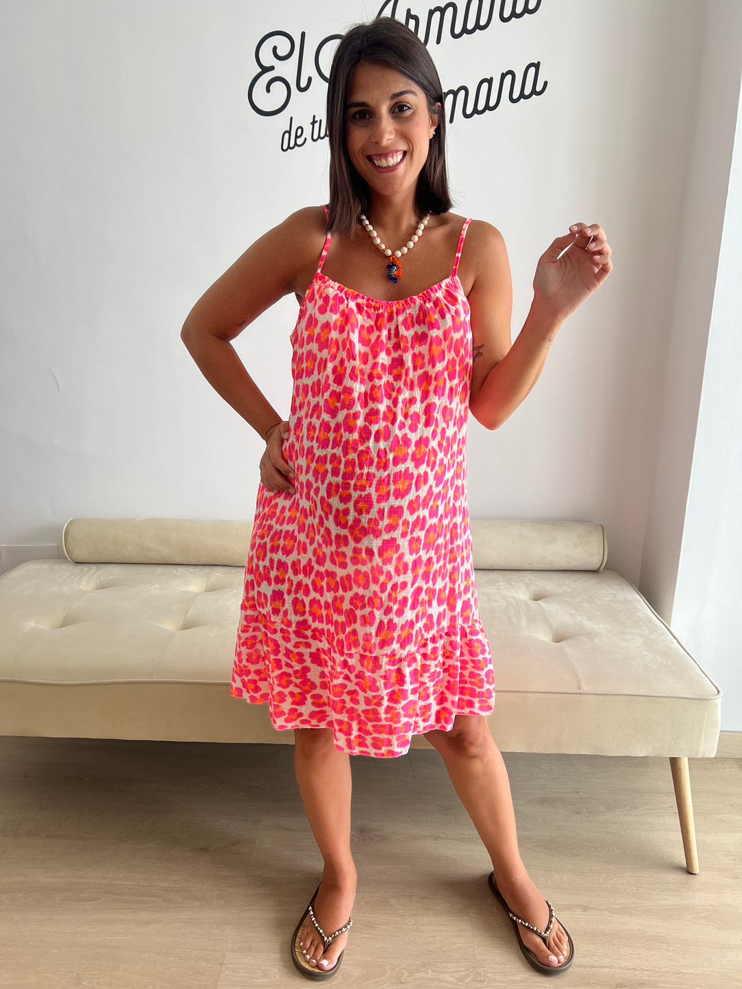 Vestido Valery fucsia