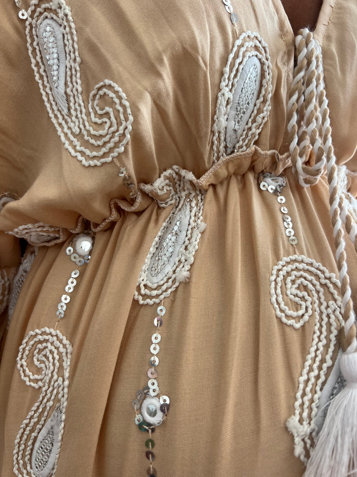 Vestido Malú beige