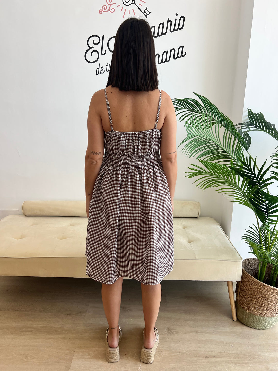 Vestido Melody marrón