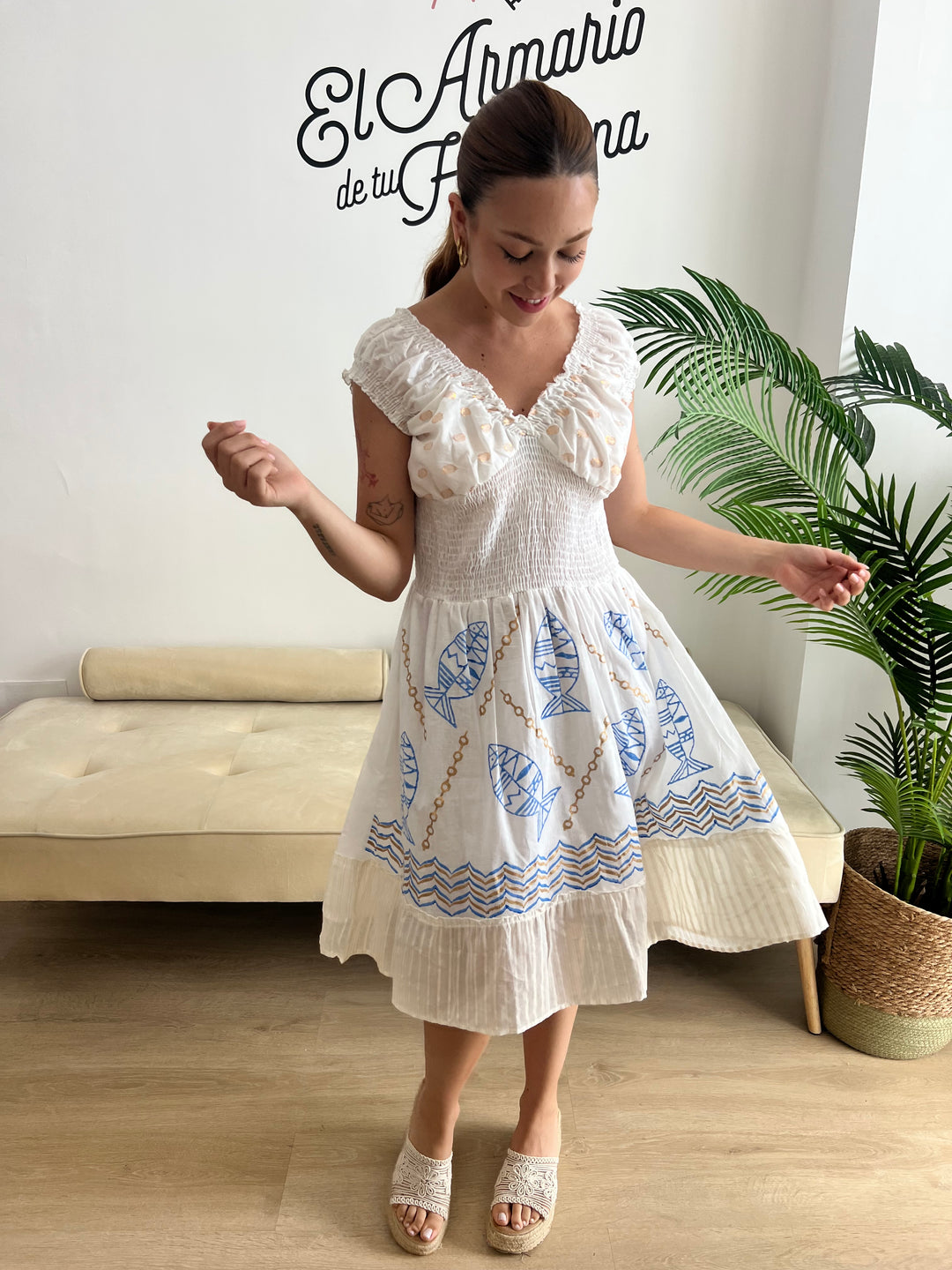 Vestido Marlon azul