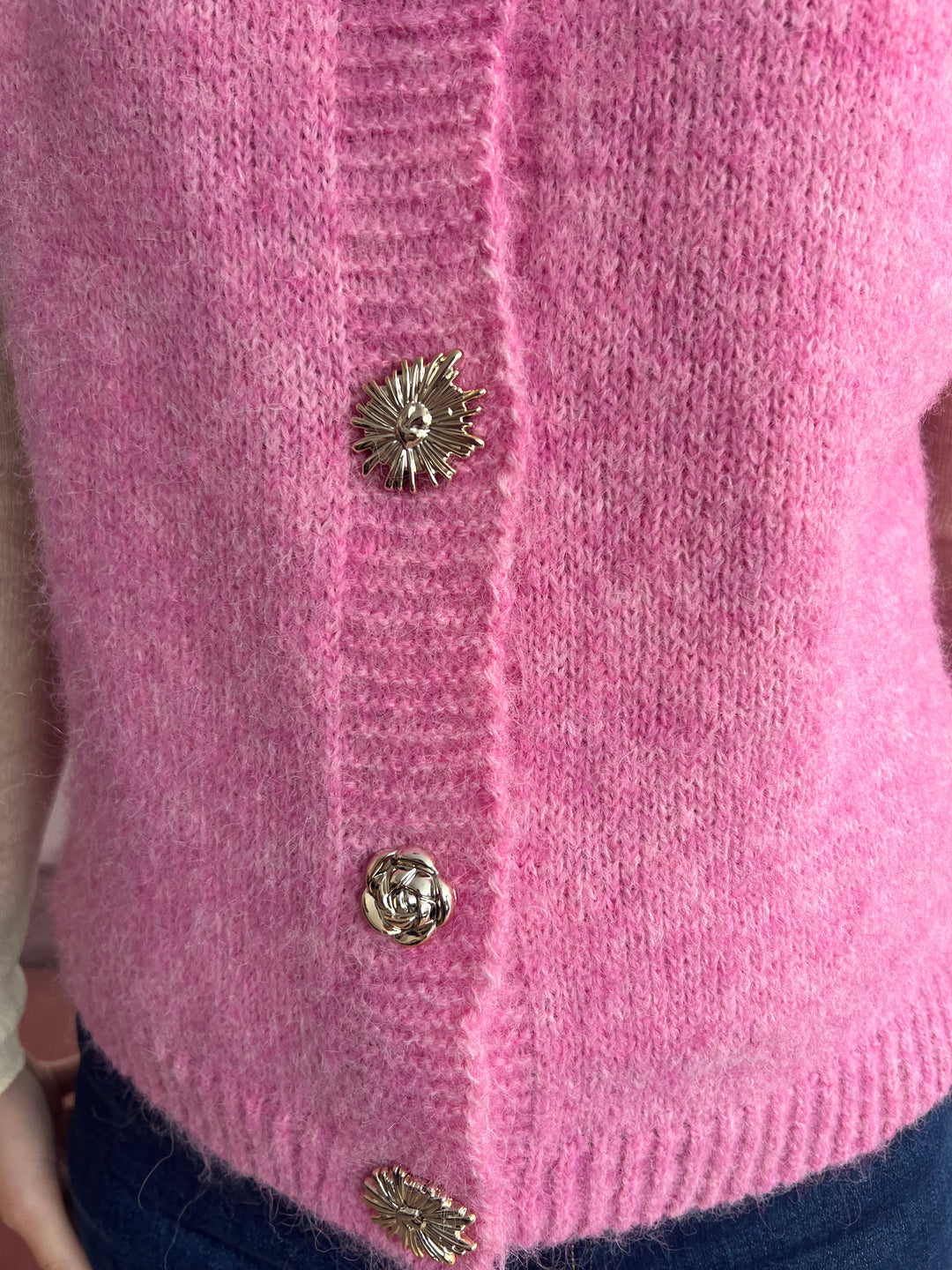 Chaleco Valentina Rosa