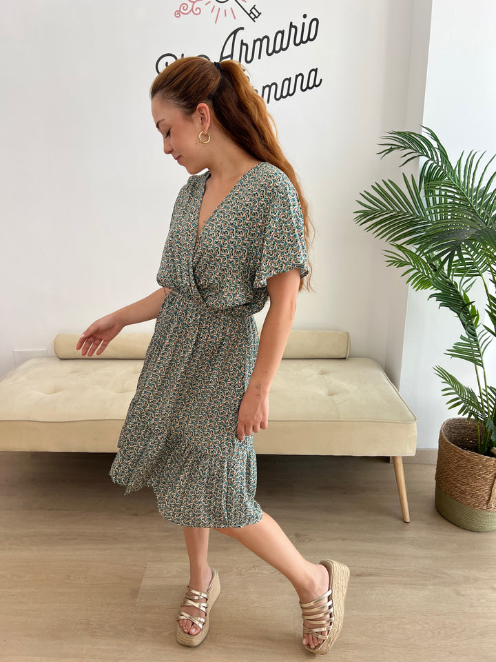 Vestido Pilar camel