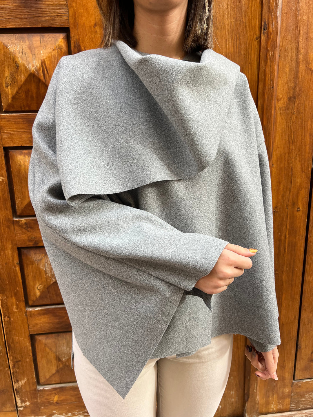 Chaqueta Capa gris