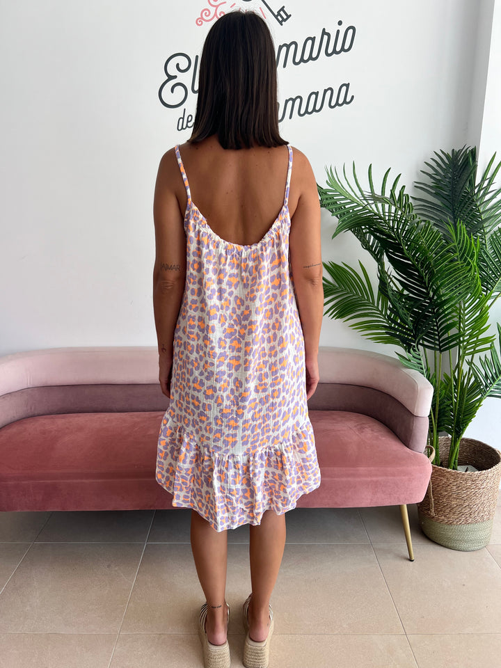 Vestido Xiomara malva