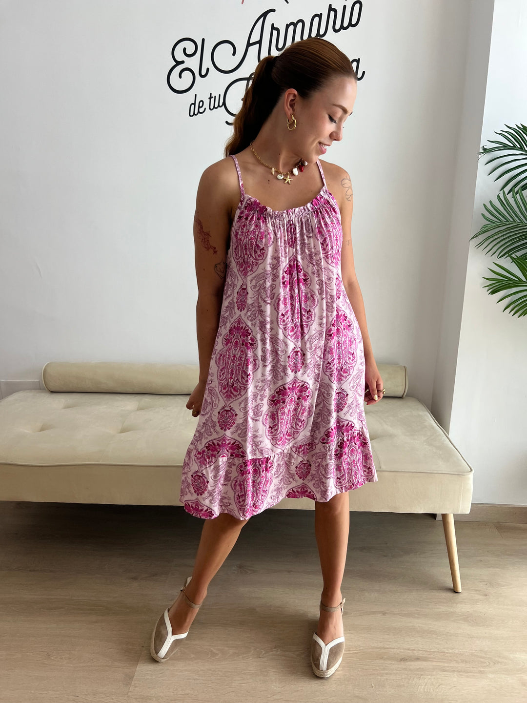 Vestido May fucsia