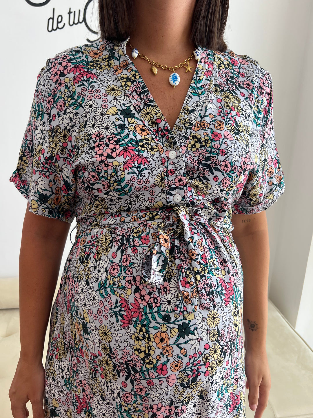 Vestido Chenoa gris