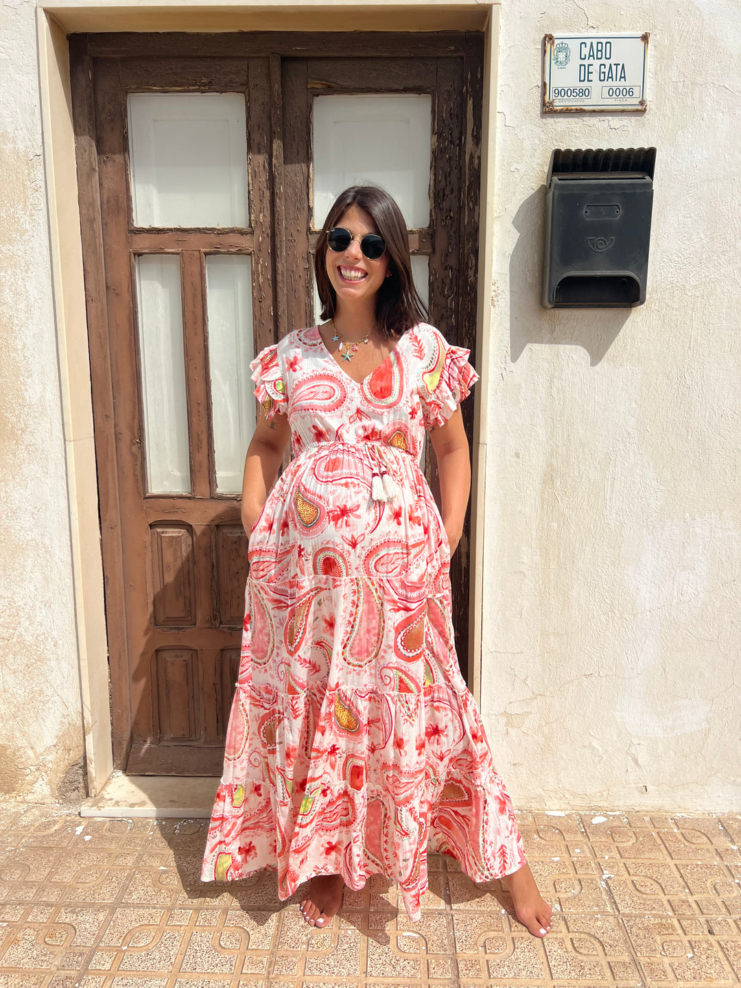 Vestido Aqua coral