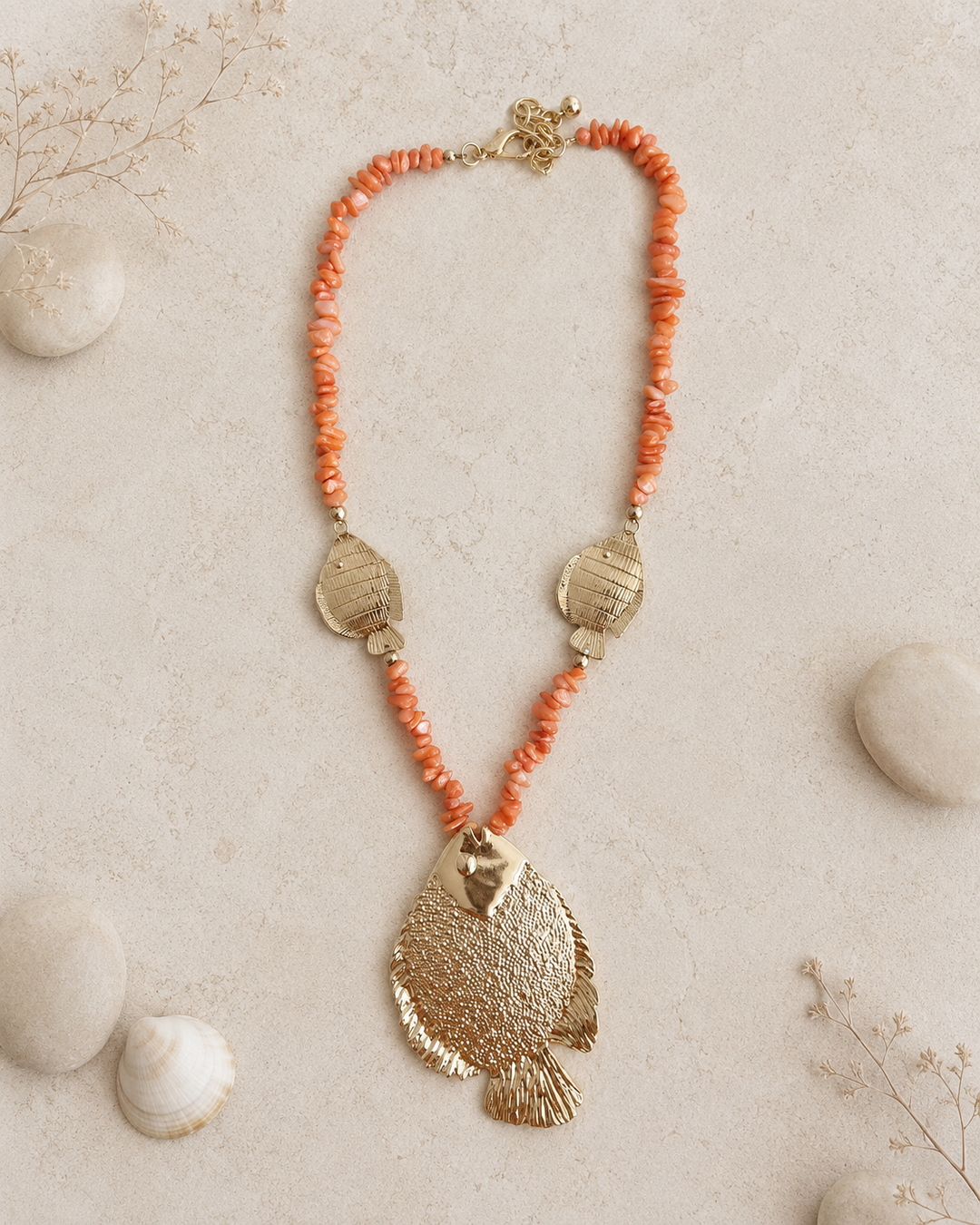 Collar Tumbao naranja
