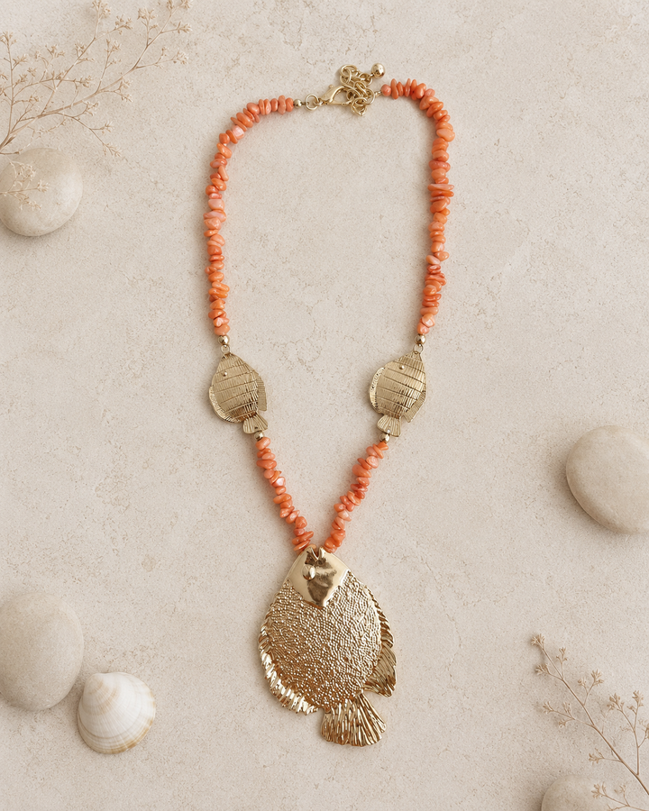 Collar Tumbao naranja