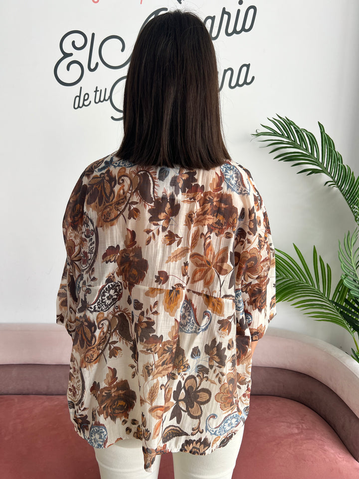 Camisa Dori marrón