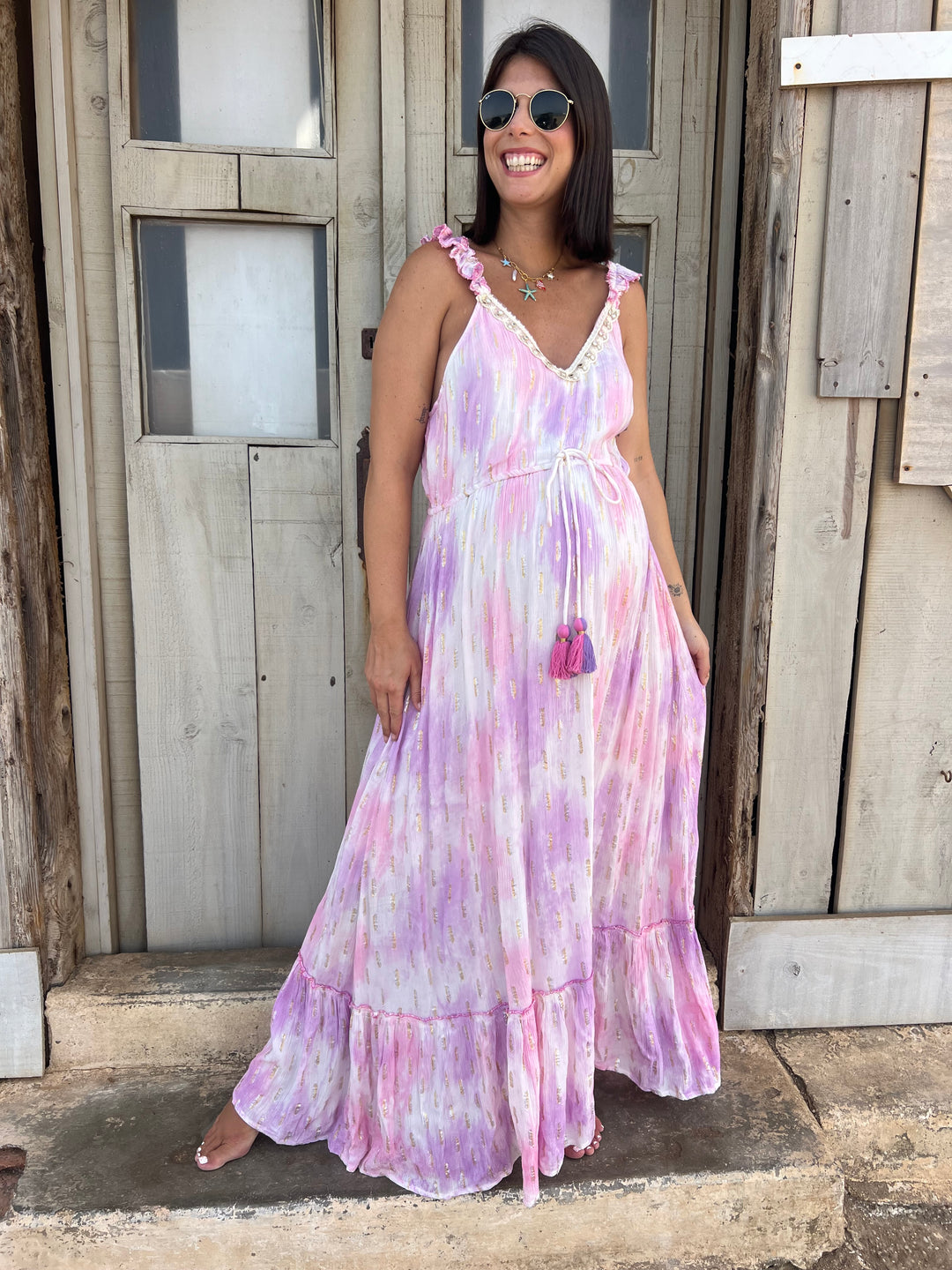 Vestido Conil morado