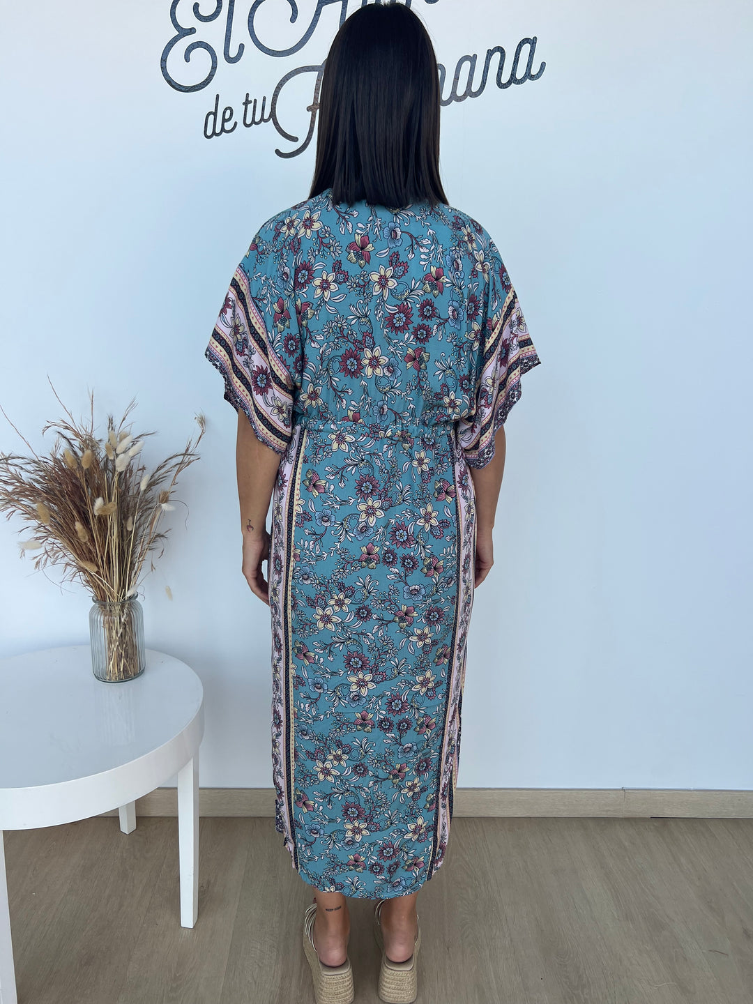 Vestido Erika turquesa