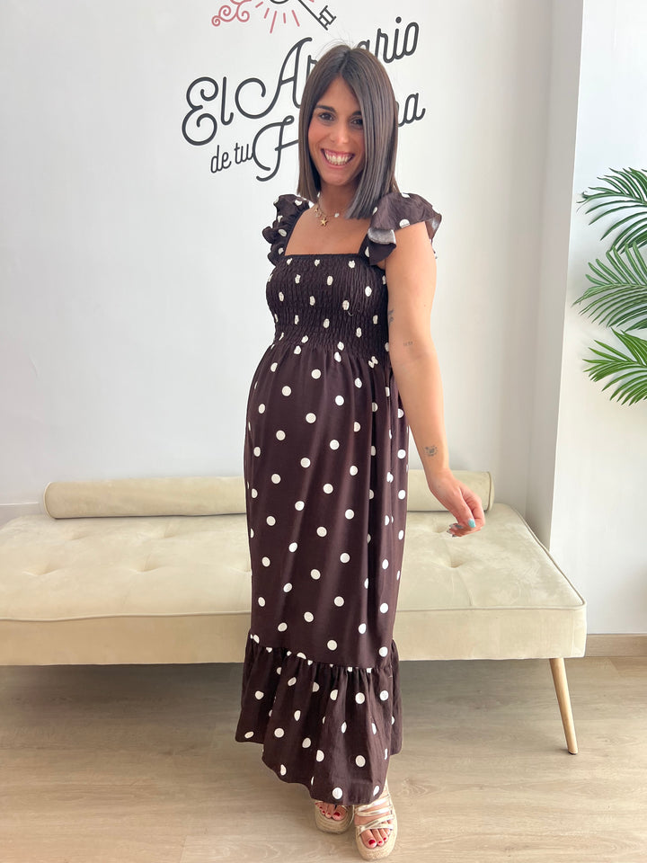 Vestido Marisol marrón