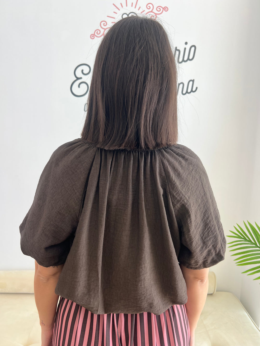 Blusa Chelo marrón