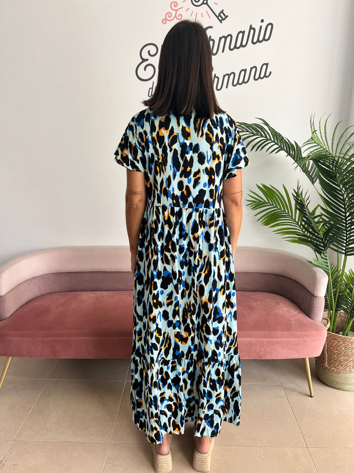 Vestido Carol azul