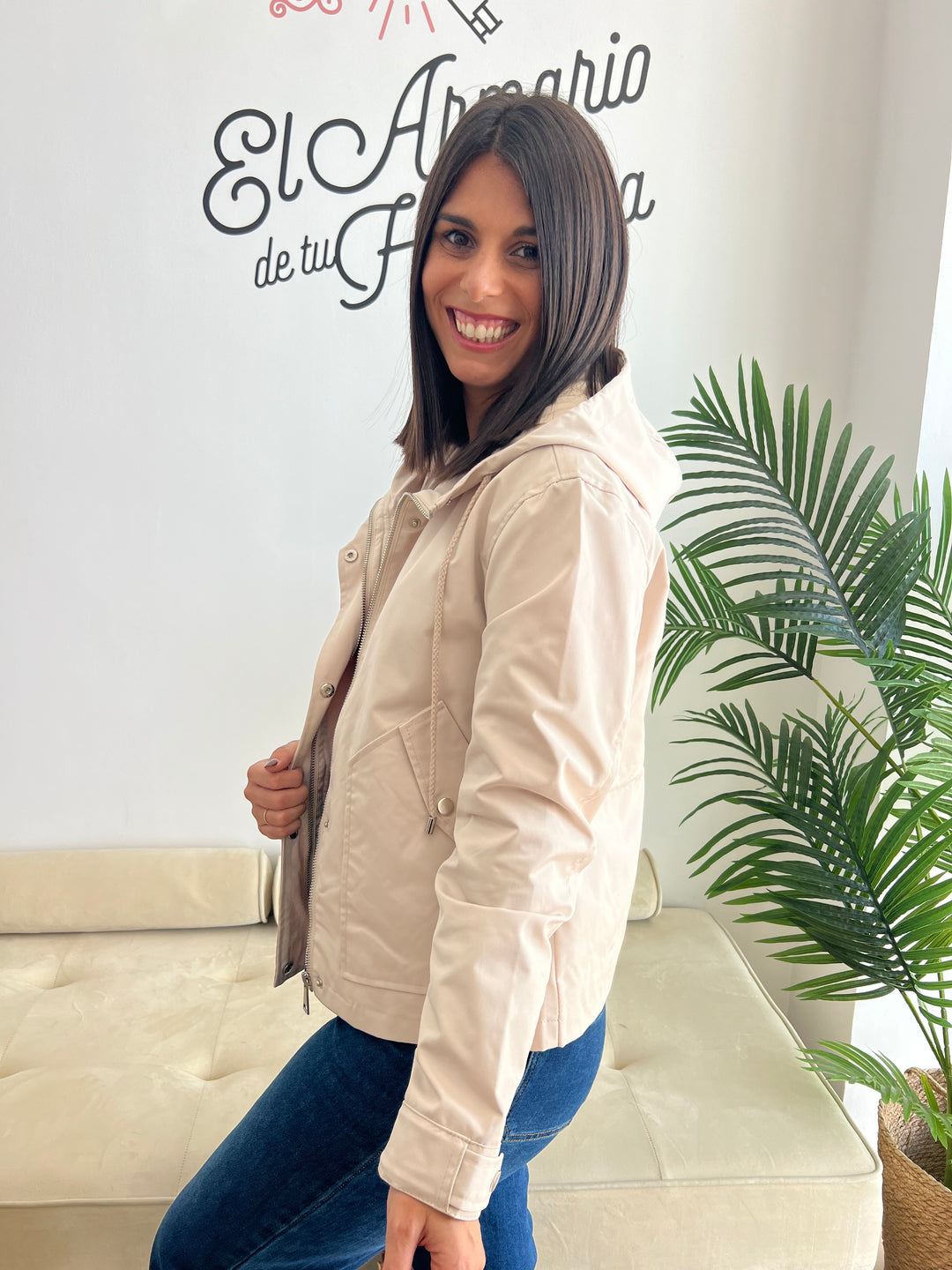 Chaqueta Oporto beige