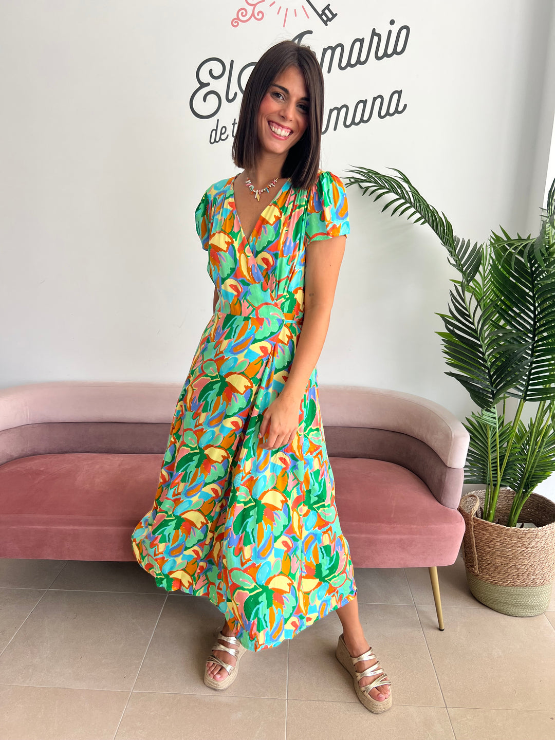Vestido Isabel verde